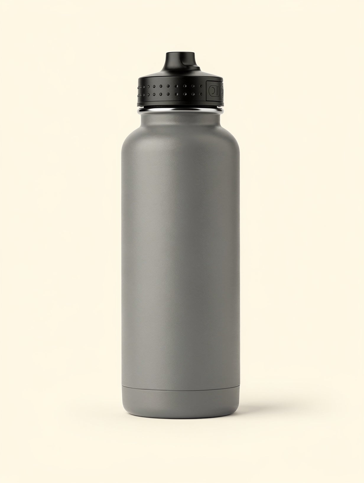 Bambooline Eiche Edelstahl-Trinkflasche 1L